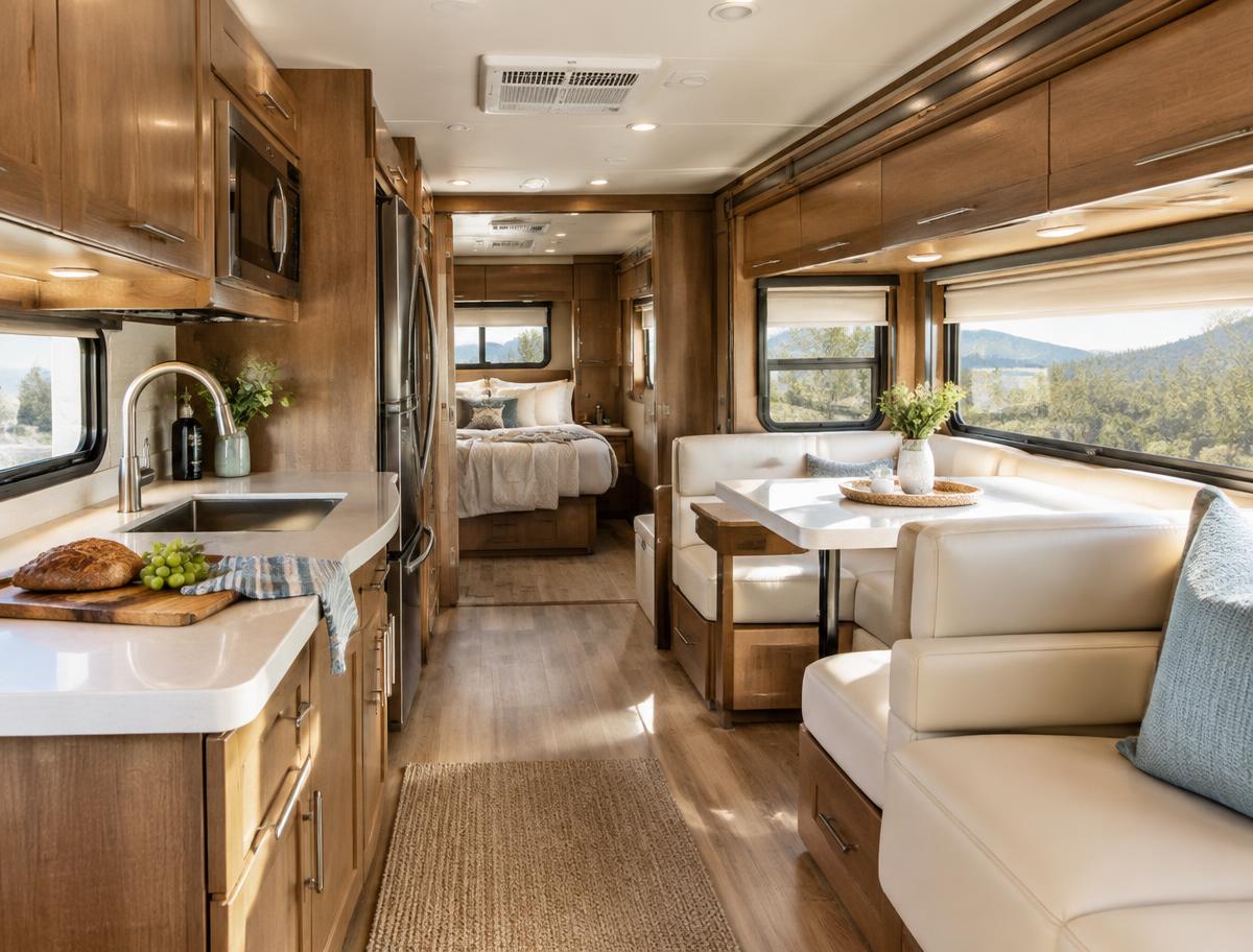 RV interior living space